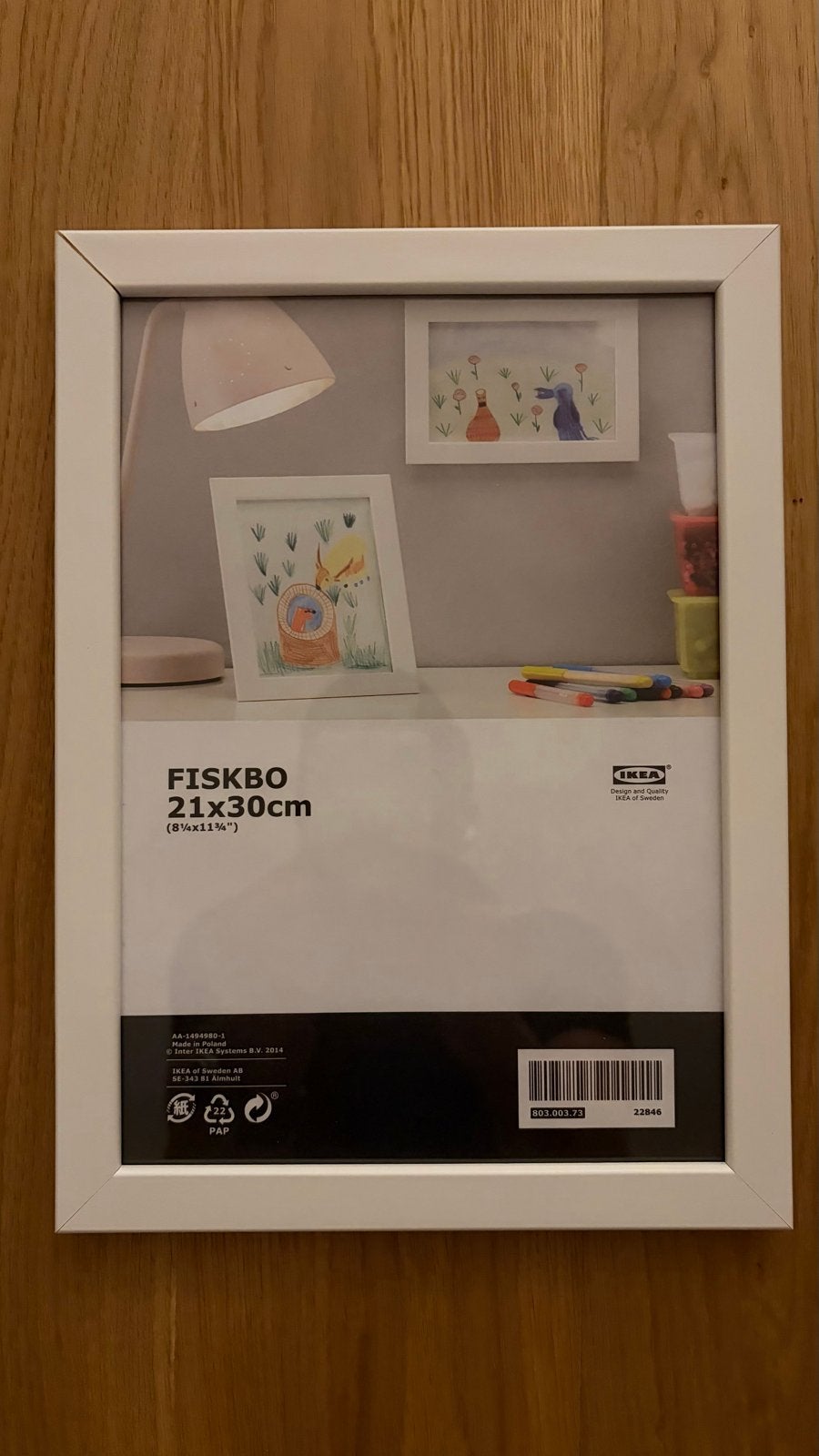 14 New IKEA FISKBO White Photo Frames – Two Sizes, Huis en Inrichting, Ophalen, Overige materialen, 21 cm, Nieuw