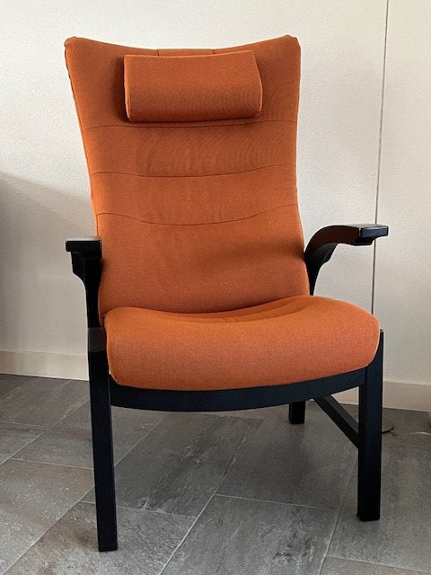 Farstrup Cantate relaxstoel met verstelbare rugleuning, Ophalen, 100 tot 125 cm, Zo goed als nieuw, Stof