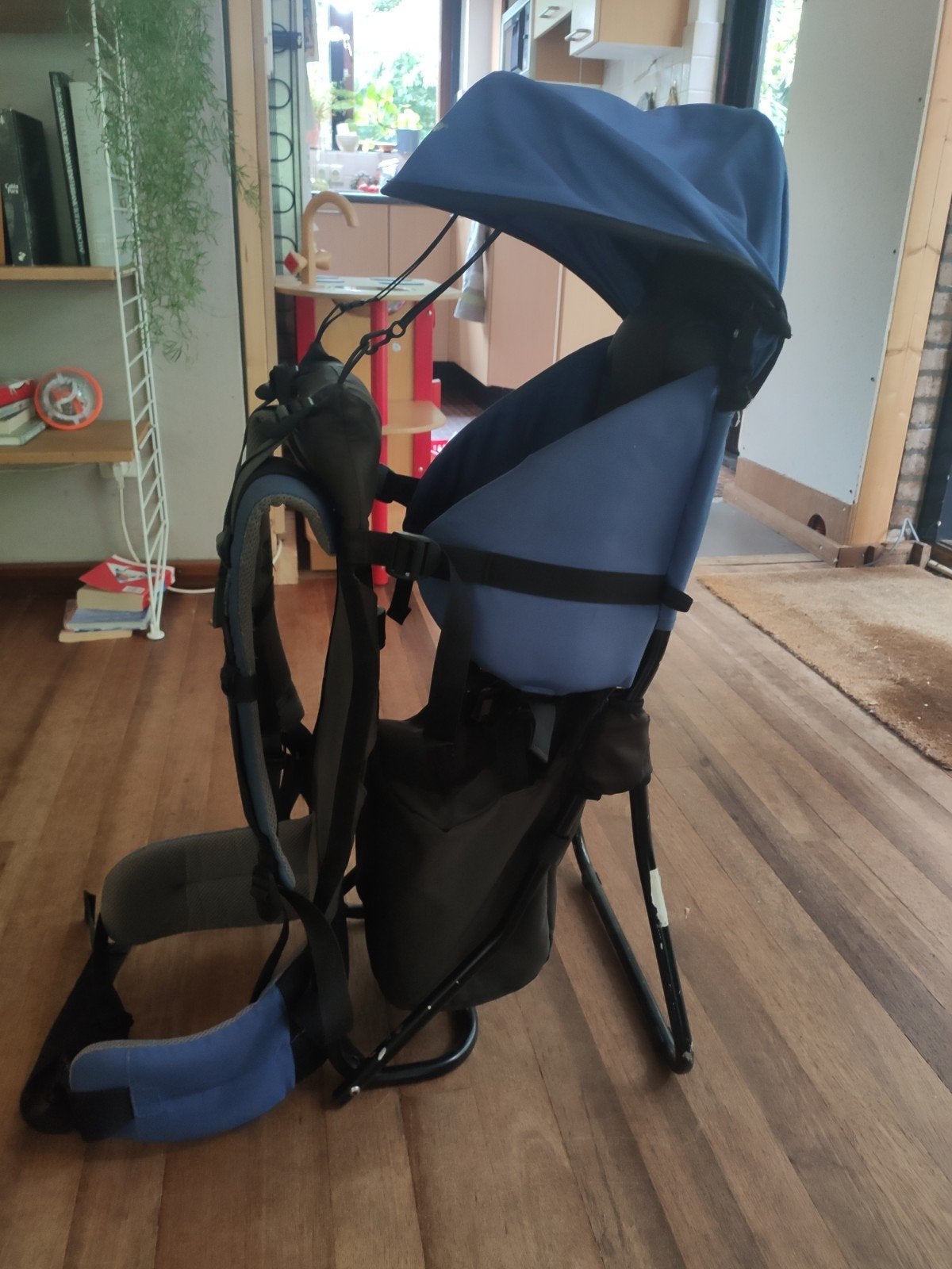 Deuter Kids Aircomfort draagrugzak met zonnekap, Gebruikt, Rug, Draagzak, Ophalen