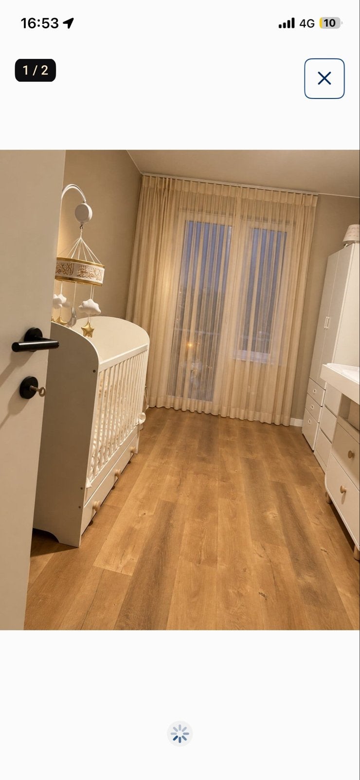 Foto 2 van IKEA Gonatt Ledikant en Myllra Commode - Zo goed als nieuw