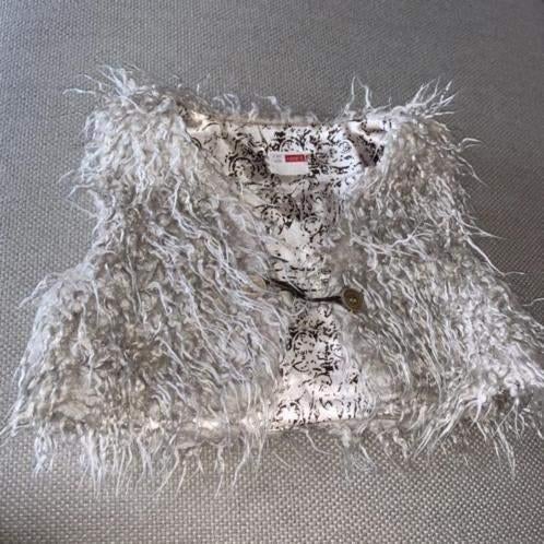Name-iT 128 harig vest vestje gilet wollig fluffy, Gebruikt, Jurk of Rok, Name It, Verzenden