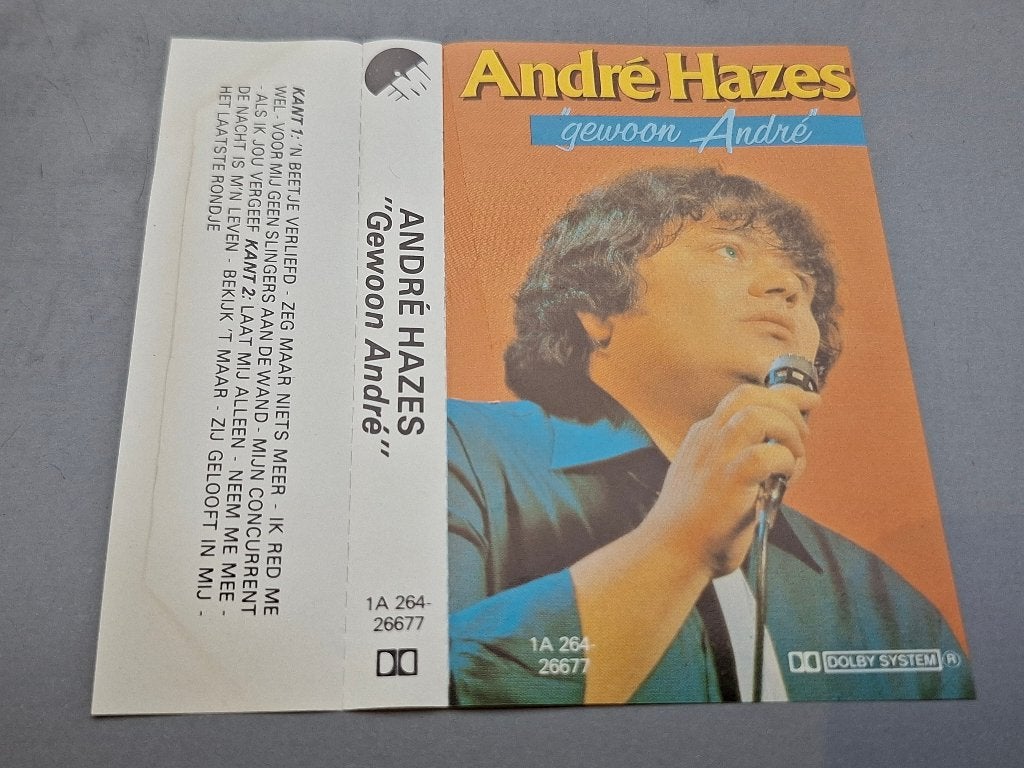 ANDRÉ HAZES - GEWOON ANDRÉ (MC), 1 bandje, Ophalen of Verzenden, Zo goed als nieuw, Origineel