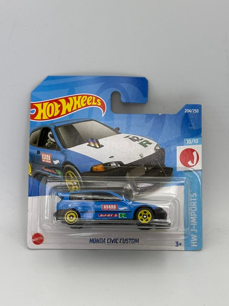 Hot Wheels Honda Civic Custom, Ophalen of Verzenden, Zo goed als nieuw, Auto