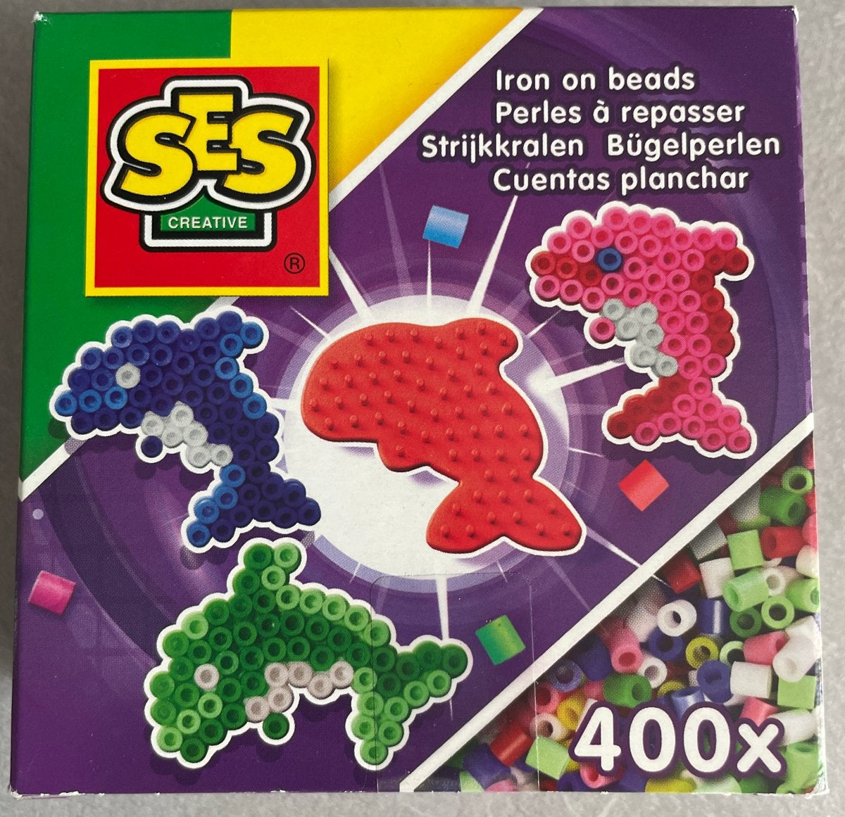 SES Strijkkralen Dolfijn - Nieuw en Ongeopend, Hobby en Vrije tijd, Knutselen, Dieren, Nieuw, Meerkleurig, Ophalen of Verzenden