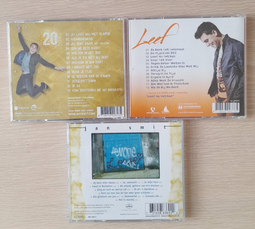 Jan (jantje) smit - 17 cd, Ophalen of Verzenden, Gebruikt, Levenslied of Smartlap