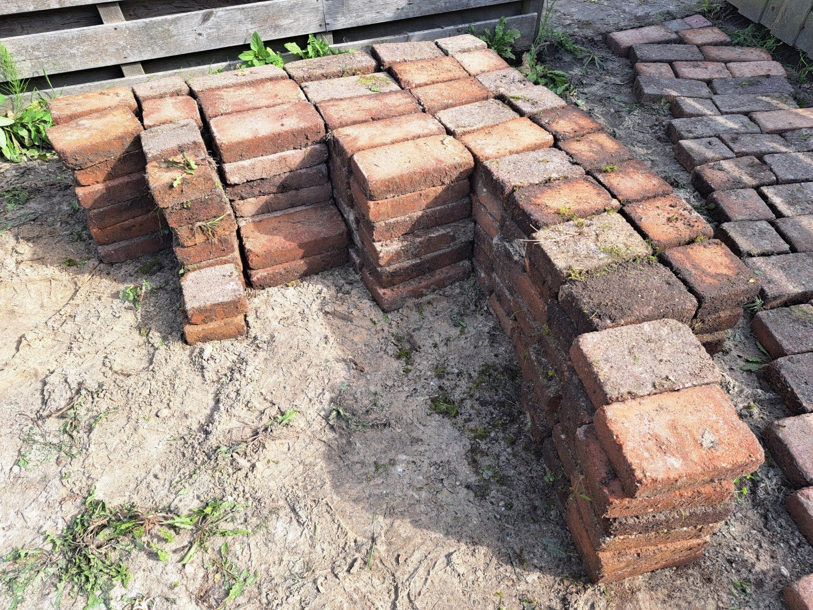 tuintegels wildverband 13 m² gratis af te halen, Tuin en Terras, Ophalen, Gebruikt, Beton, Overige typen