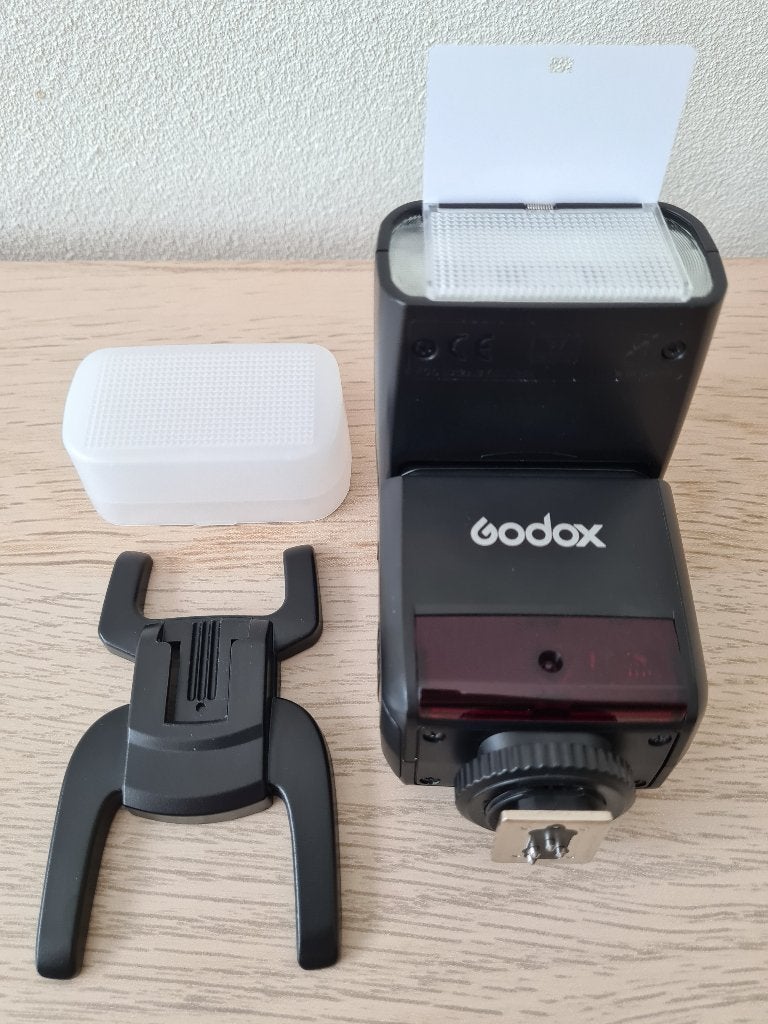 Godox TT350F flitser (richtgetal 36) Fujifilm - Als nieuw, TTL, Fujifilm, Externe flitser, Ophalen of Verzenden