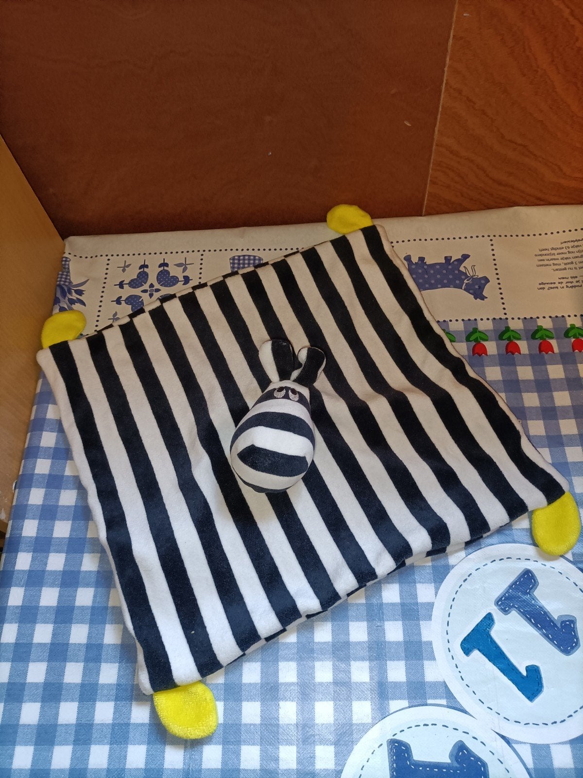 Ikea zebra knuffeldoekje Klappa, Ophalen of Verzenden, Zo goed als nieuw, Overige typen