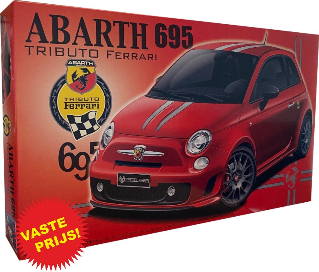 Abarth 695 Tributo Ferrari (Fujimi 12384) 1/24, Fujimi, Auto, Groter dan 1:32, Nieuw