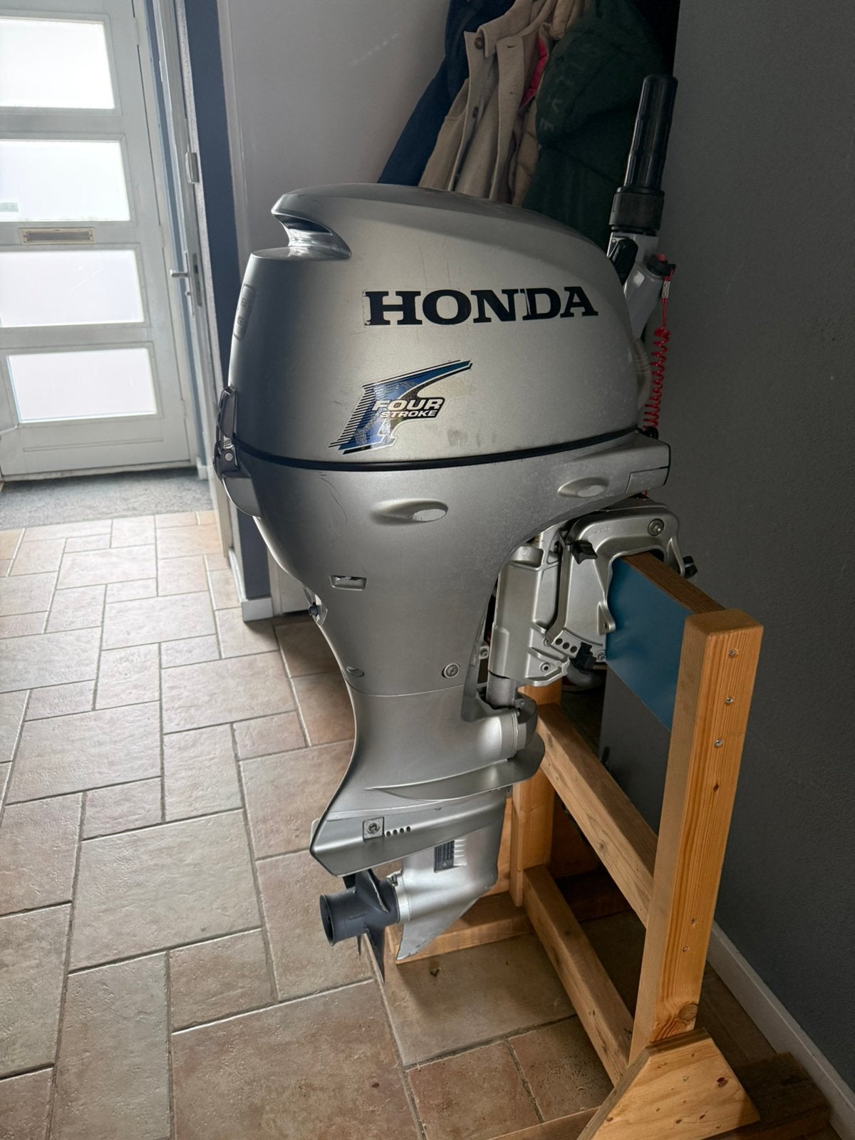 Honda 8 PK buitenboordmotor - 2008 - Viertakt  kortstaart, Ophalen, Gebruikt, 5 tot 10 pk, Viertaktmotor