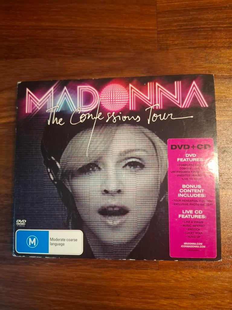Madonna - The Confessions Tour DVD+CD (Live Concert), Vanaf 12 jaar, Ophalen of Verzenden, Zo goed als nieuw, Muziek en Concerten