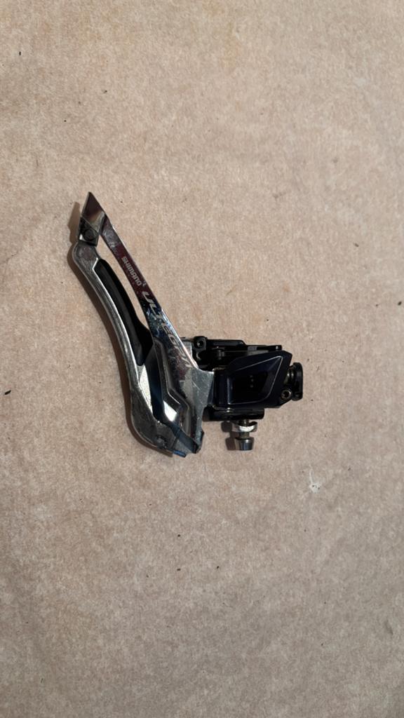 Shimano Ultegra Voorderailleur - Gebruikt, Gebruikt, Ophalen of Verzenden, Derailleur of Ketting, Aluminium