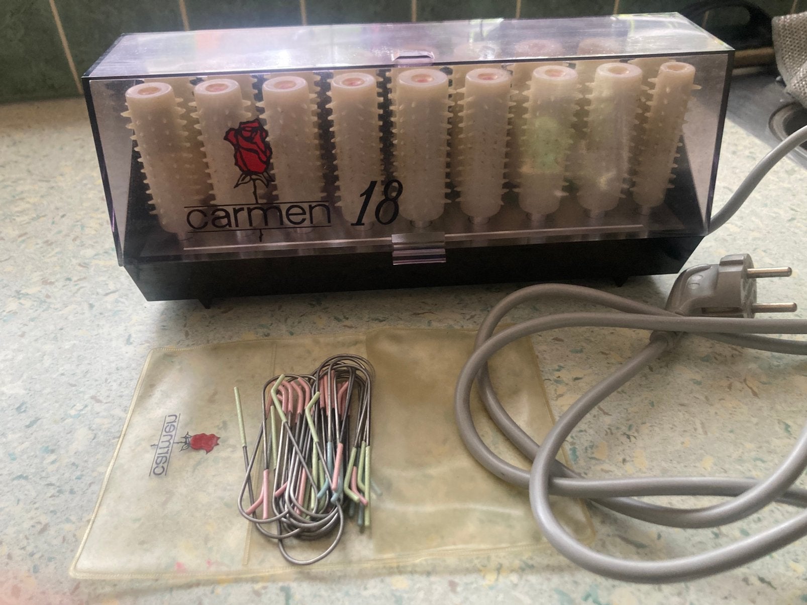 Carmen electric verwarmde krulspelden, Ophalen, Gebruikt, Haarverzorger of -hersteller