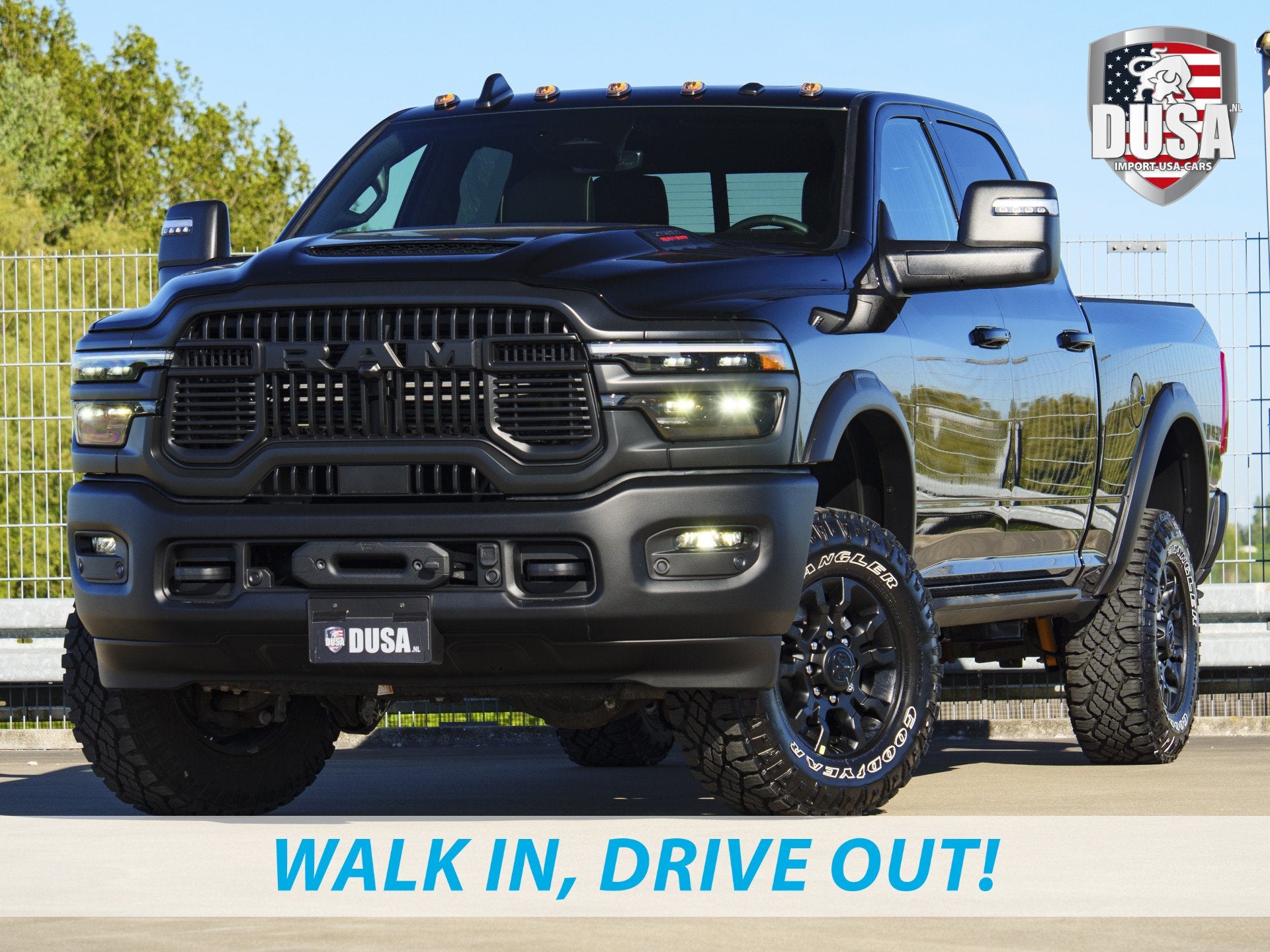 Dodge Ram 2500 | Power wagon | 6.4L HEMI | 410pk | 590 nm ko, Automaat, Zwart, Zwart, Leder