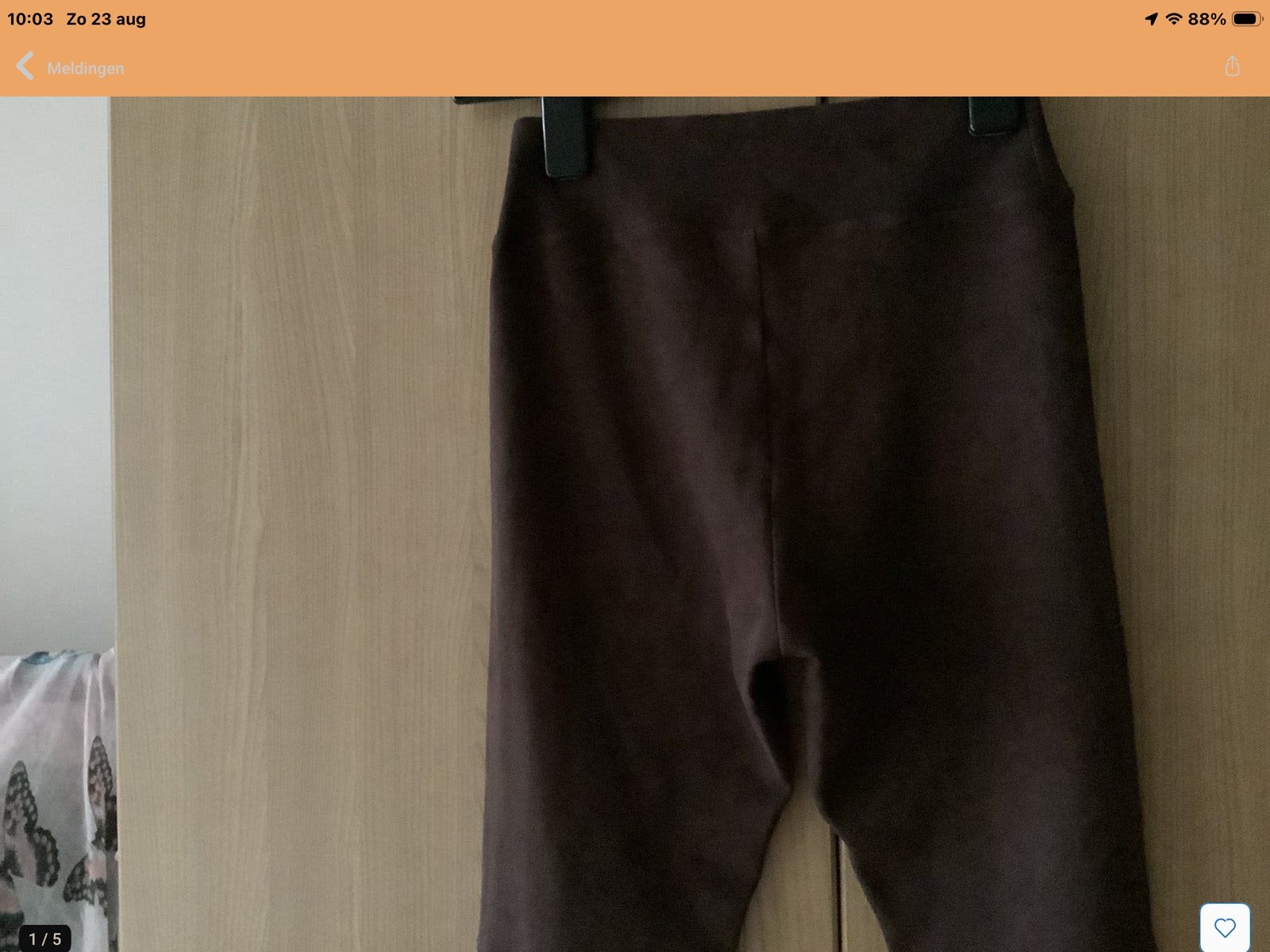River Island bruine legging, maat XS/S, Legging, Maat 36/38 (S), Bruin, Ophalen of Verzenden