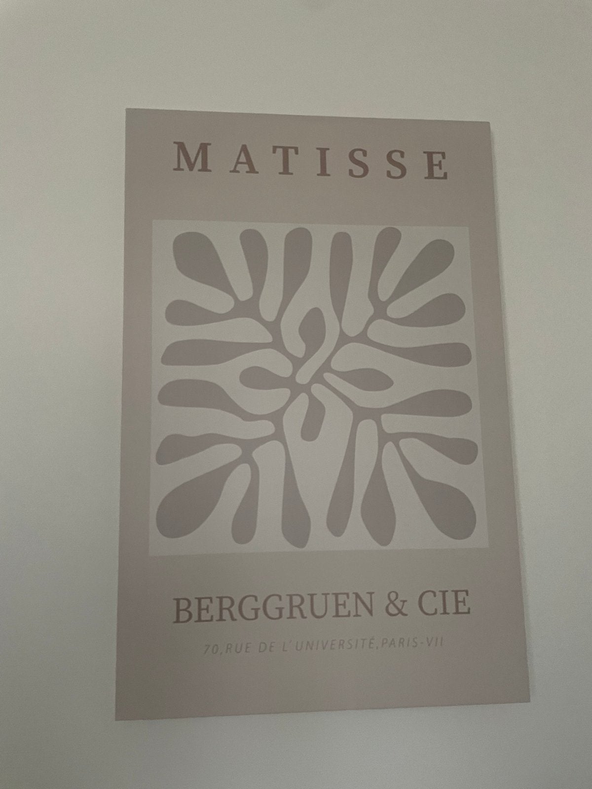 Wanddecoratie Matisse Berggruen & Cie poster, Ophalen