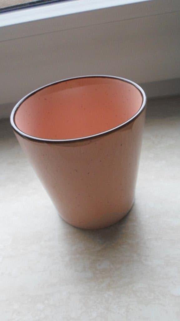 roze beker, Nieuw, Overige stijlen, Aardewerk, Mok