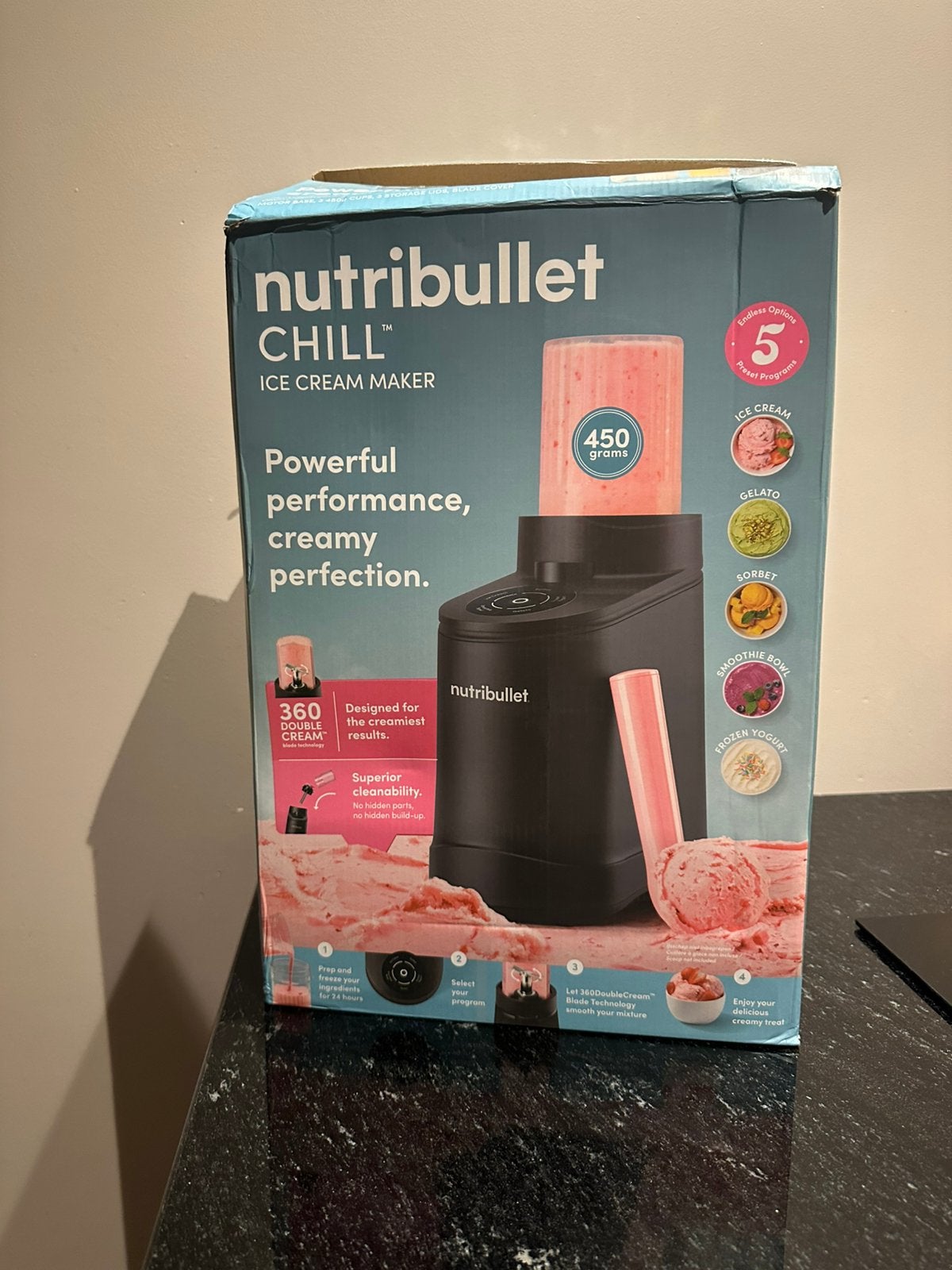 Nutribullet chill ijsmachine NIEUW, Witgoed en Apparatuur, IJsmachines, Zo goed als nieuw, Ophalen of Verzenden