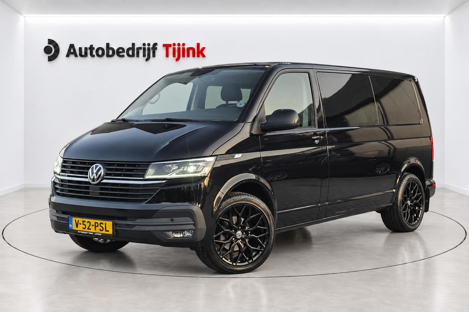 Volkswagen Transporter 2.0 TDI 150PK 4MOTION DSG L2H1 Dubbel, Auto's, Automaat, Stof, Gebruikt, 4 cilinders