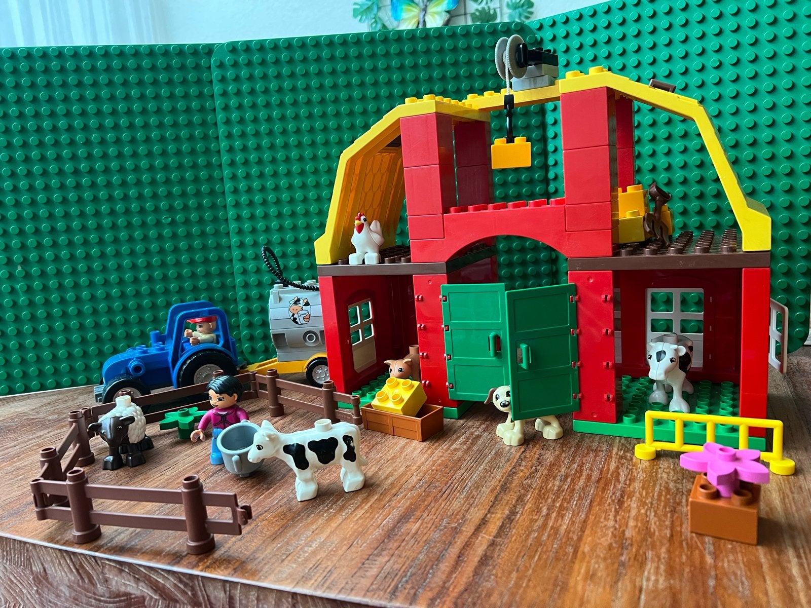 LEGO Duplo Boerderij Set met Tractor en Dieren 5649, Kinderen en Baby's, Inclusief minifiguren, Gebruikt, Overige thema's, Ophalen of Verzenden