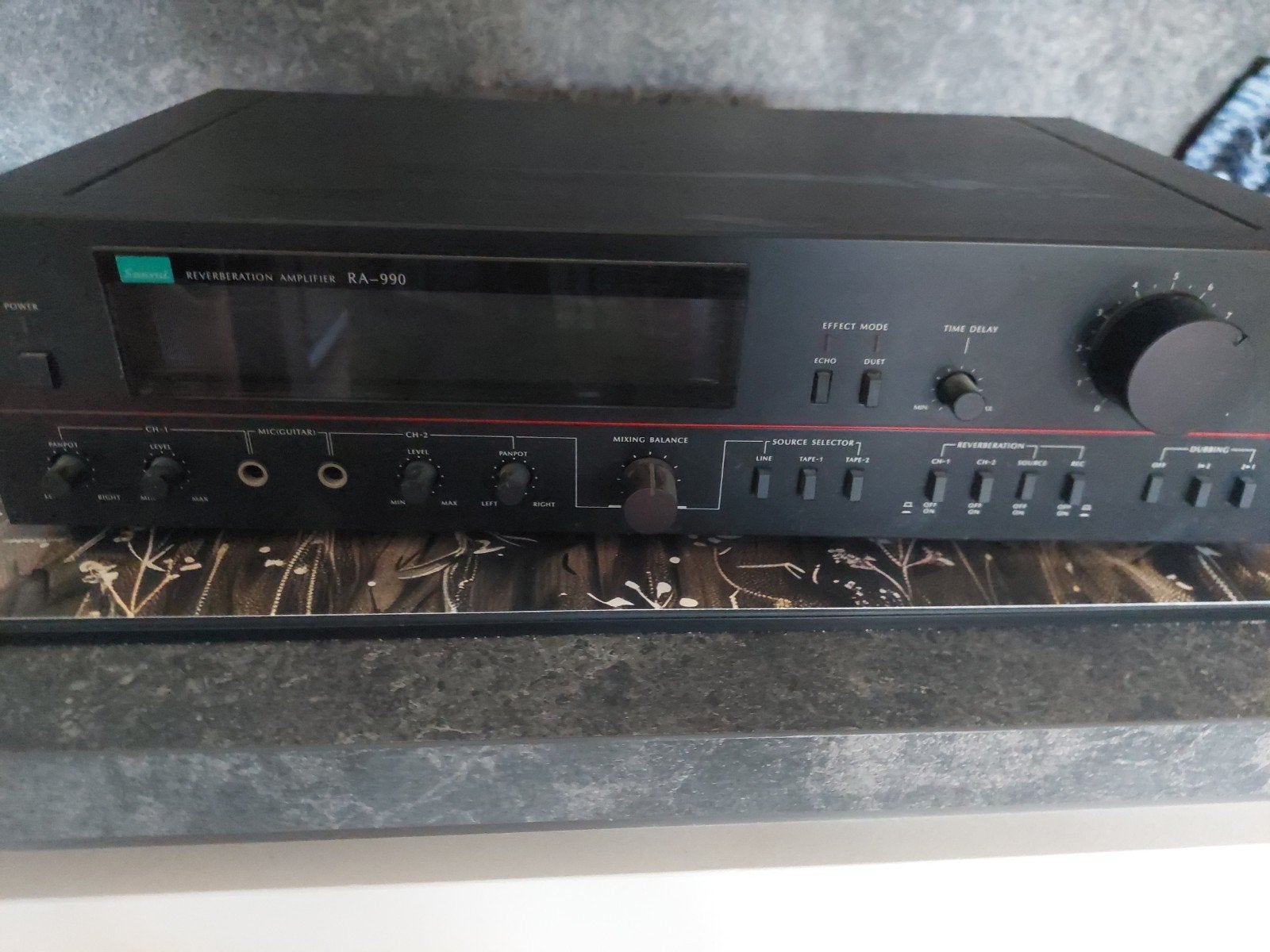 Sansui RA-990 Reverb Versterker, Overige merken, Ophalen of Verzenden, Minder dan 60 watt, Gebruikt