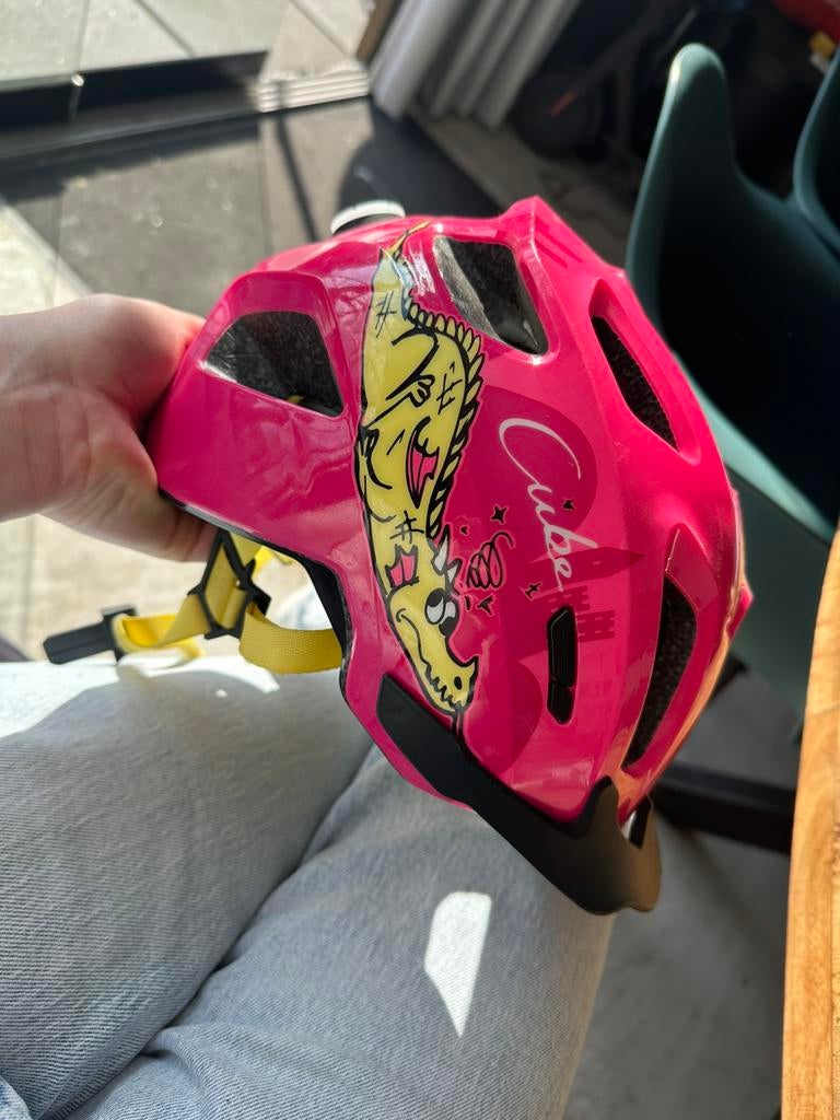 CUBE fietshelm ANT kinderhelm, Fietsen en Brommers, Fietsaccessoires | Fietshelmen, Gebruikt, Meisje, Ophalen of Verzenden