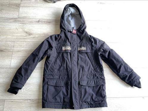 Napapijri jas Jack skidoo 152 zwart zwarte parka, Verzenden, Jongen of Meisje, Zo goed als nieuw, Napapijri