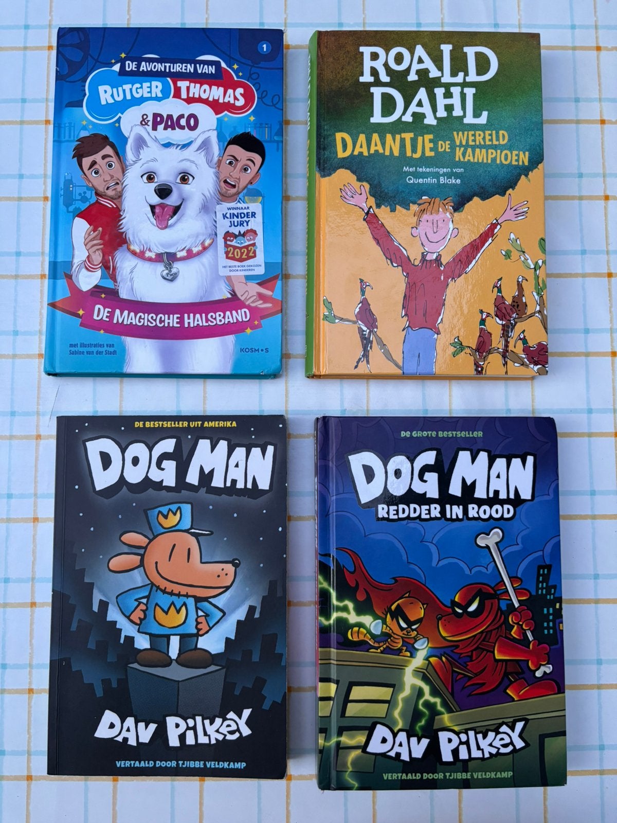 Dogman & Roald Dahl leesboeken, Verzenden, Zo goed als nieuw