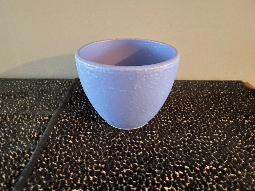 NIEUW Blauwe bloempot, 10 cm hoog, Ophalen, Overige materialen, Rond, Binnen