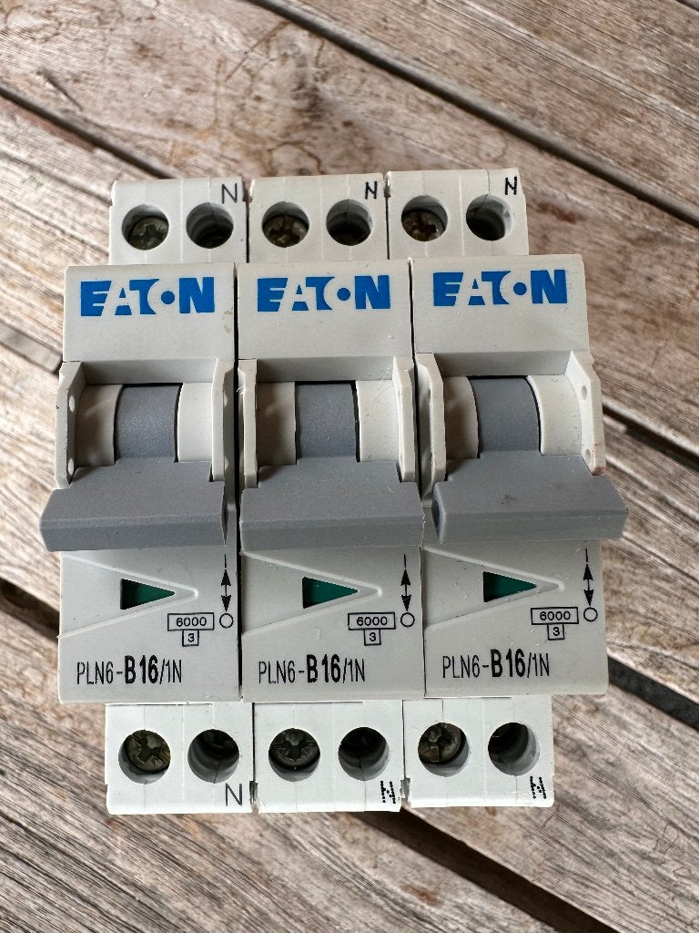 Eaton installatieautomaat B16 1-fase, Ophalen of Verzenden, Gebruikt, Eaton, Installatieautomaat