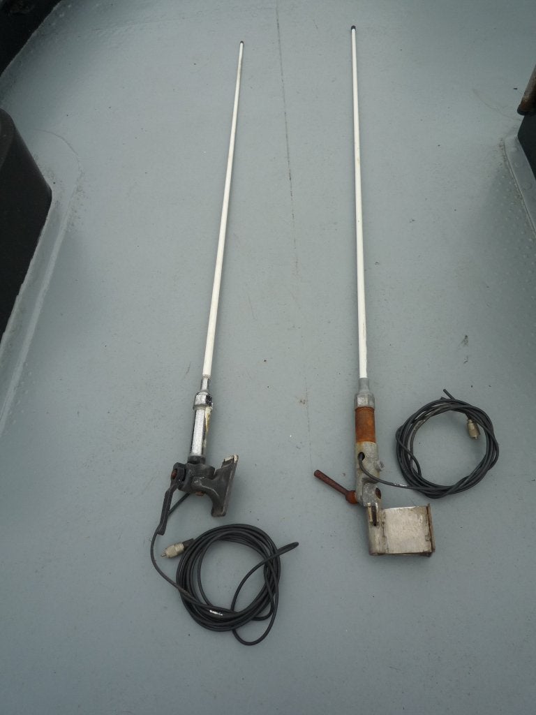 Marifoon antennes, Ophalen, Gebruikt, Communicatie