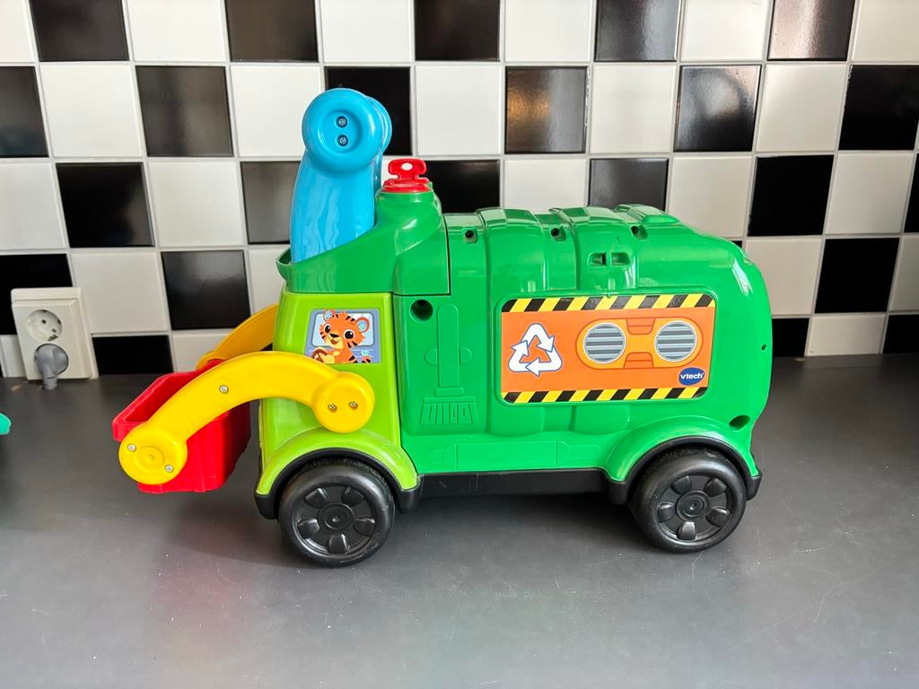 VTech Vuilniswagen met Vormen en Geluiden, Kinderen en Baby's, Ophalen, Gebruikt