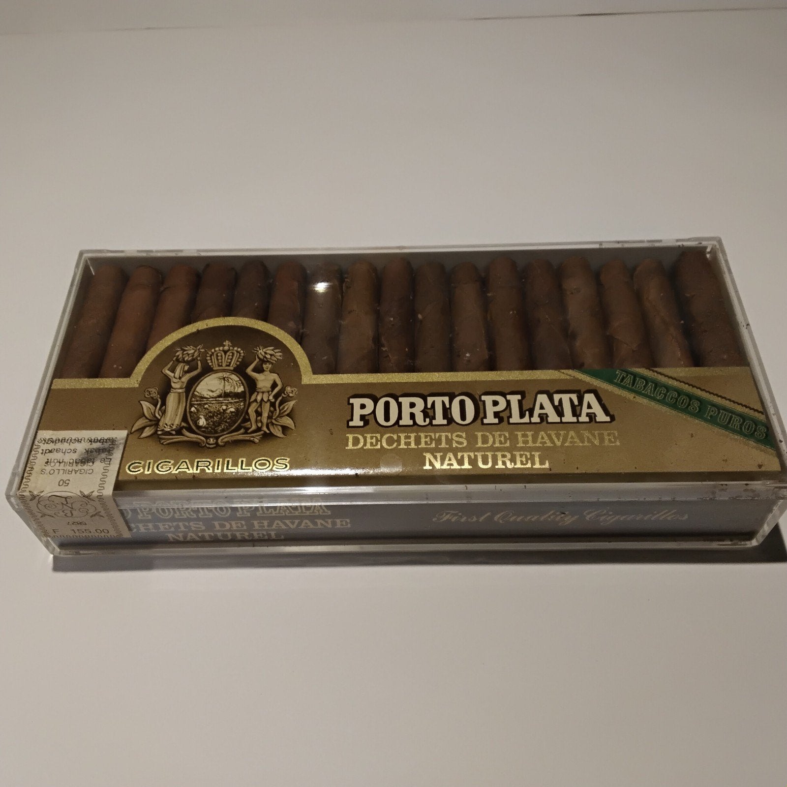 Oude kist sigaren, sigarenkistje Porto Plata Cigarillos, Verzamelen, Ophalen of Verzenden, Nieuw, Tabaksdoos of Verpakking
