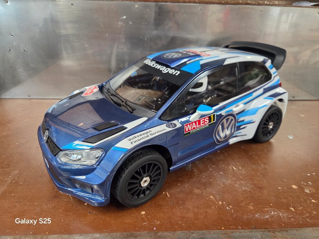 MJX Hyper GO 7304 1/7 Volkswagen Polo R WRC 4WD Rally/Drift, Elektro, Auto offroad, Nieuw, Ophalen of Verzenden