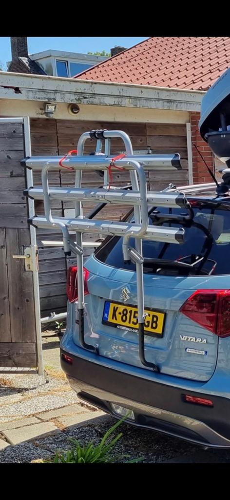 TE KOOP, achterklep fietsendrager voor 3 fietsen, Ophalen of Verzenden, 3 fietsen of meer, Zo goed als nieuw, Achterklepdrager