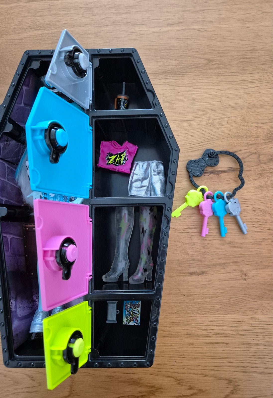 Monster High Skulltimate Secrets Frankie Stein, Ophalen, Zo goed als nieuw, Overige typen