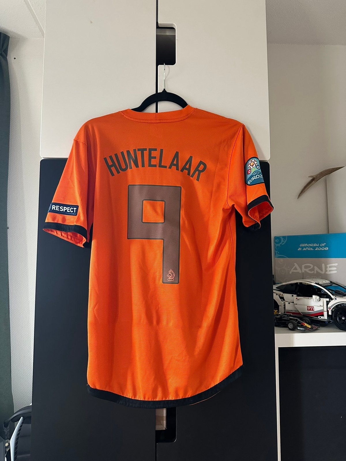 Nederland 2012 origineel thuisshirt huntelaar S, Ophalen of Verzenden, Zo goed als nieuw, Buitenlandse clubs, Shirt