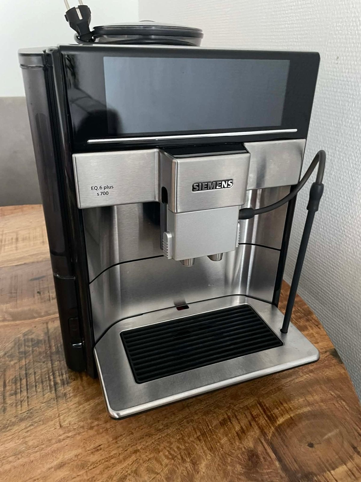 Siemens EQ.6 Plus S700  (VASTE PRIJS), Ophalen of Verzenden, Gebruikt, Espresso apparaat, Koffiebonen