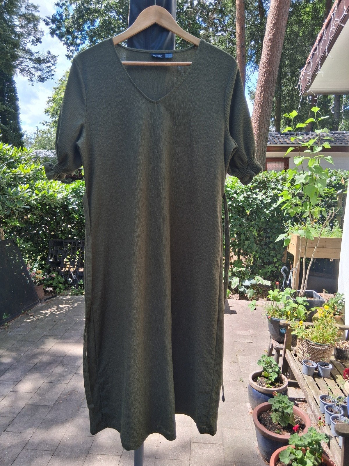 luchtig  zomerjurkje Maat M 40/42, Kleding | Dames, Maat 38/40 (M), Zo goed als nieuw, Knielengte, Groen