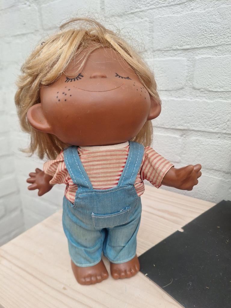Vintage kissingdoll Sekiguchi Popochan, Ophalen of Verzenden, Gebruikt, Overige typen