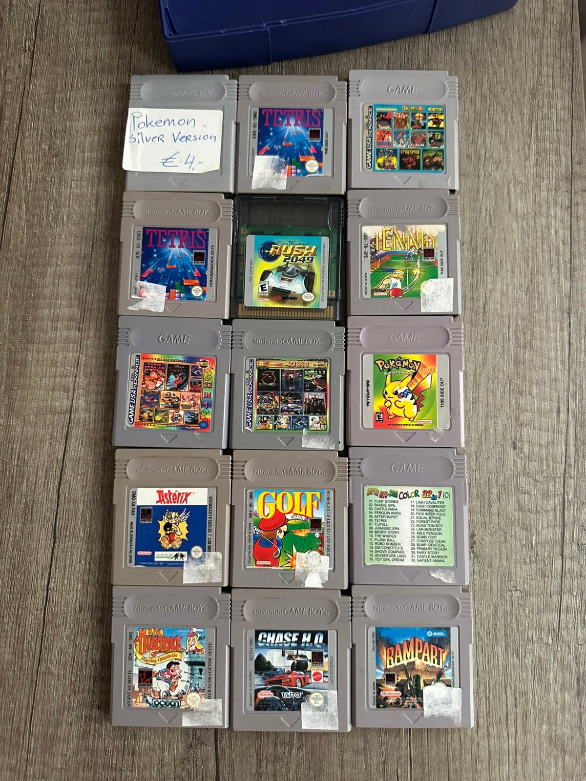 15 Nintendo Game Boy (Color) spellen + opbergdoos, Ophalen of Verzenden, Zo goed als nieuw, Overige modellen