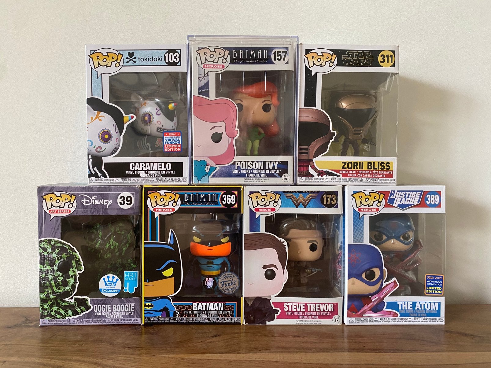 Funko Pop collectie, Ophalen, Zo goed als nieuw