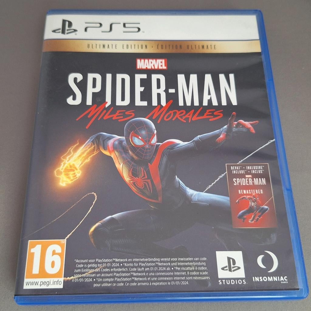 Spider-Man: Miles Morales Ultimate Edition PS5, Spelcomputers en Games, Games | Sony PlayStation 5, Avontuur en Actie, 1 speler