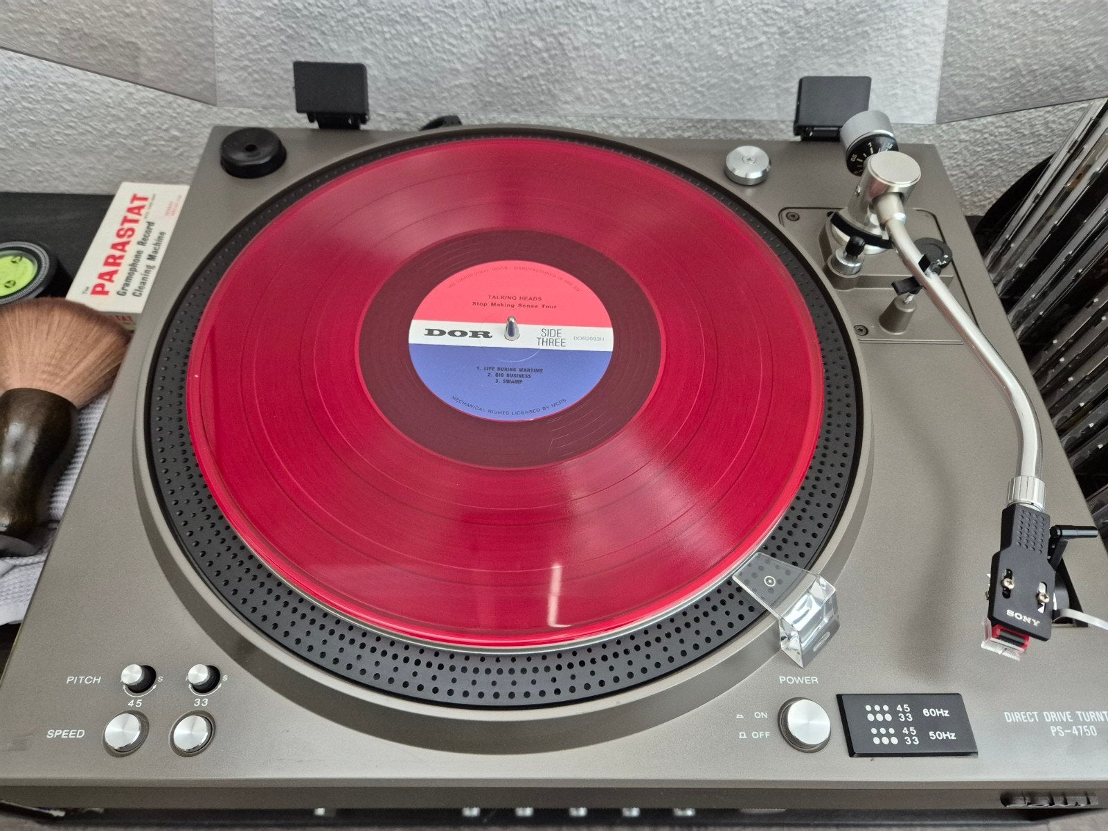 Sony PS-4750 Direct Drive Platenspeler met Nagaoka JT-511, Audio, Tv en Foto, Platenspelers, Ophalen, Gebruikt, Pitch-regelaar