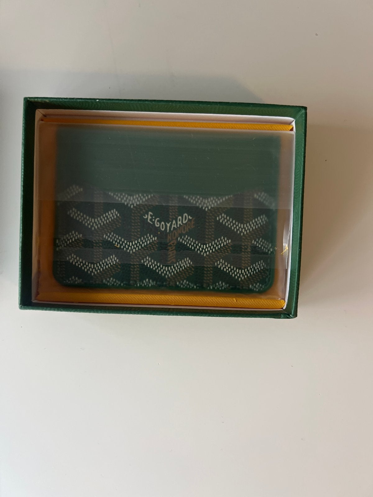 Goyard Kaarthouder - Zo goed als nieuw, Verzenden, Zo goed als nieuw, Groen, Overige merken