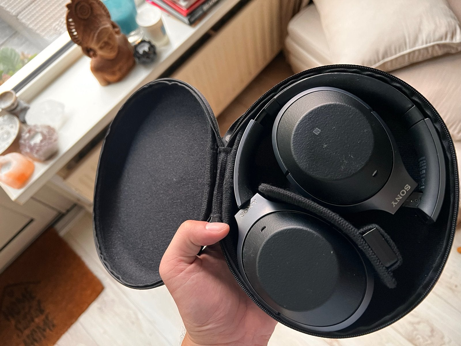 Sony WH-1000XM2 Koptelefoon Zwart, Audio, Tv en Foto, Koptelefoons, Ophalen, Bluetooth, Zo goed als nieuw, Zwart
