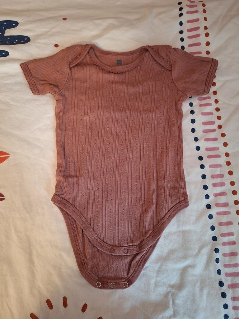 Romper hema katoen rib maat 74/80 nette staat, Kinderen en Baby's, Babykleding | Maat 80, Ophalen of Verzenden, Zo goed als nieuw