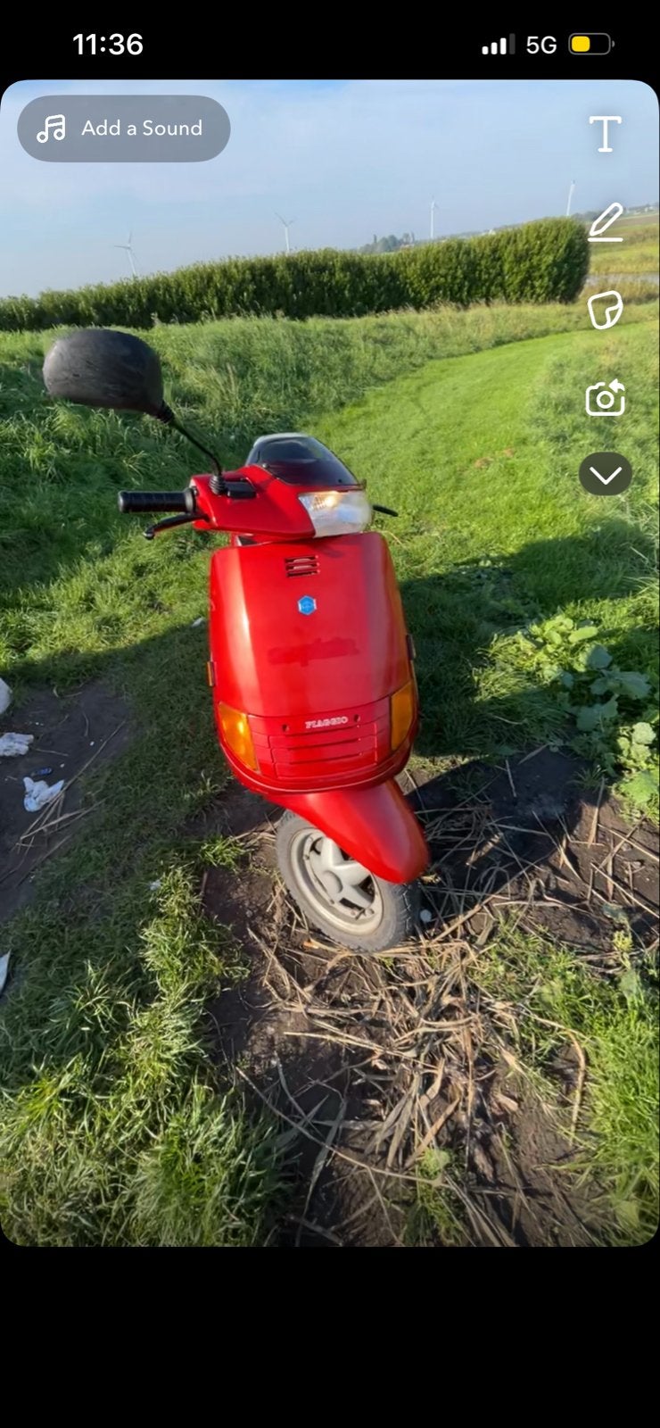 Piaggio Skipper 125cc 1x kicken loopt top, Ophalen, Tweetakt, Gebruikt, Overige modellen
