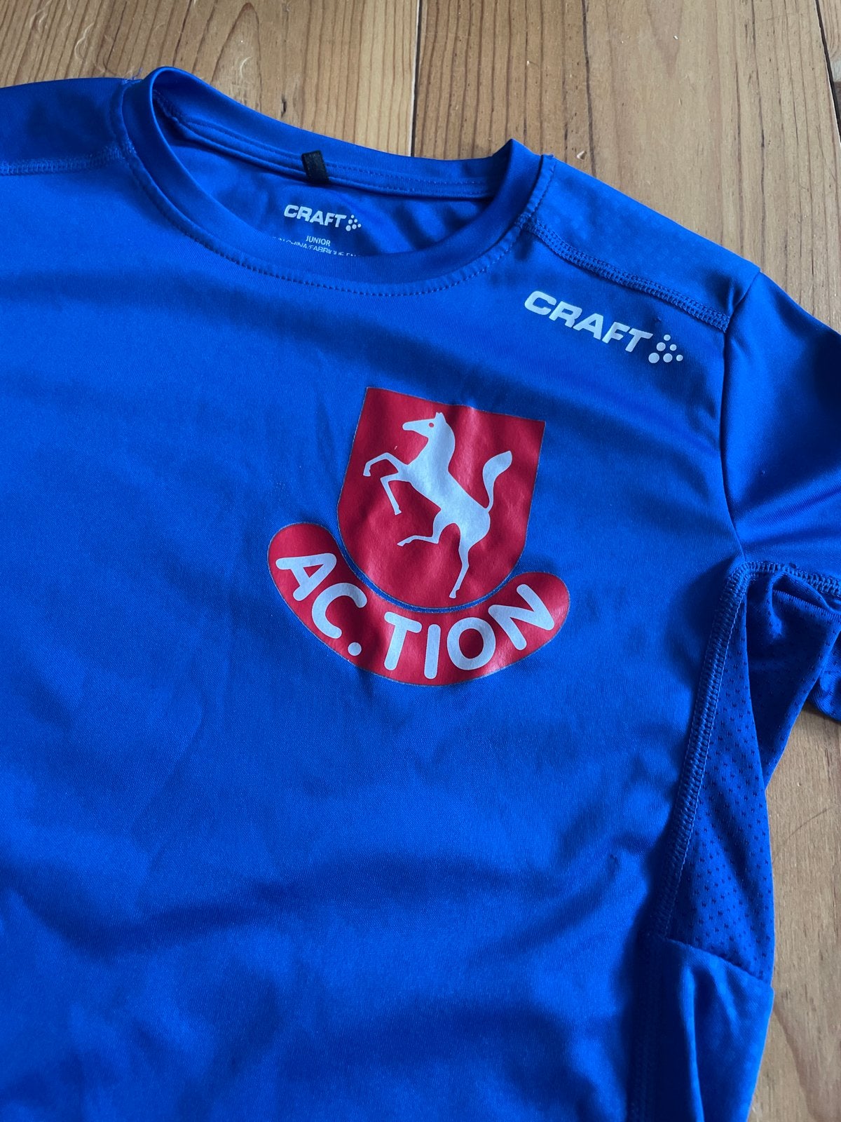Shirt AC Tion Craft maat 146-152, zo goed als nieuw, Ophalen, Zo goed als nieuw, Jongen of Meisje, Shirt of Longsleeve