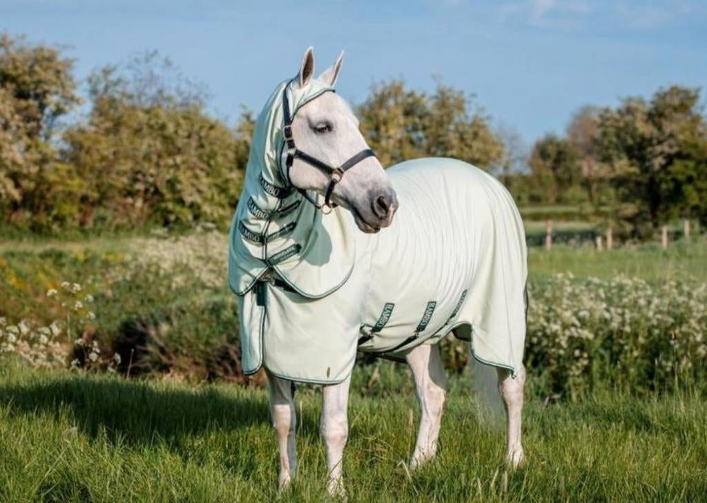 Nieuw Rambo Hoody XL Eczeemdeken / Vliegendeken 7'6, Dieren en Toebehoren, Paarden en Pony's | Dekens en Dekjes, Ophalen of Verzenden